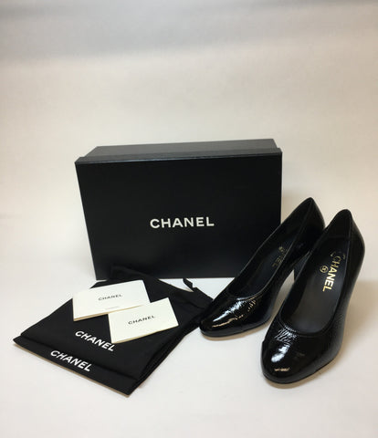 Chanel บทความใหม่เช่น Coco Mark โลโก้ Punching ส้นปั๊มผู้หญิงขนาด 37 1/2 (m) Chanel
