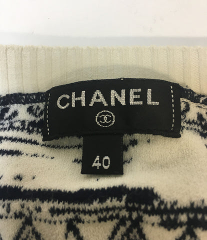 Chanel Beauty Products Coco Marked Short Sleeve Knit Womens Size 40 (L) Chanel