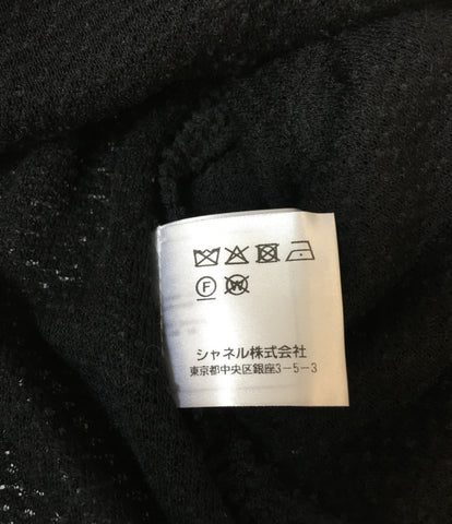 Chanel Good Condition Coco Mark Button Tweed Raglan Jacket Ladies SIZE 40 (L) CHANEL