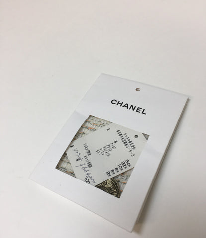 シャネル 美品 ココマーク釦 ノーカラー ツイードジャケット      レディース SIZE 40 (L) CHANEL
