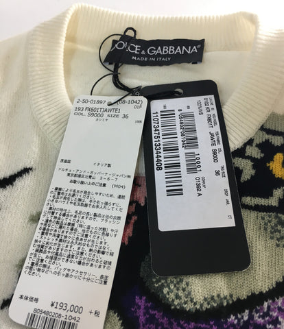 Dolce & Gabbana Good Condition Fatto a Mano Pullover Cashmere Knit Women's SIZE 36 (S) DOLCE & GABBANA