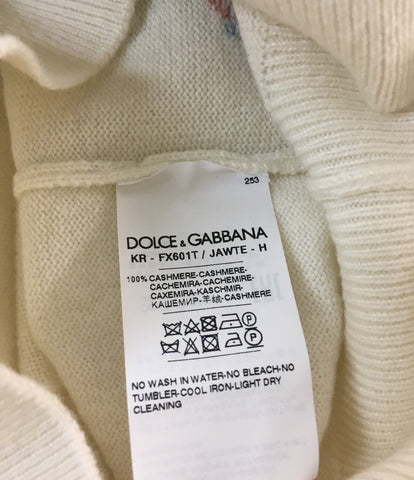 Dolce & Gabbana ผลิตภัณฑ์ความงาม Fatto A Mano Pullover Cashmere ถักผู้หญิงขนาด 36 (S) Dolce & Gabbana