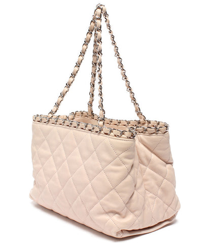 Chanel chain leather handbag Matorasse Ladies CHANEL