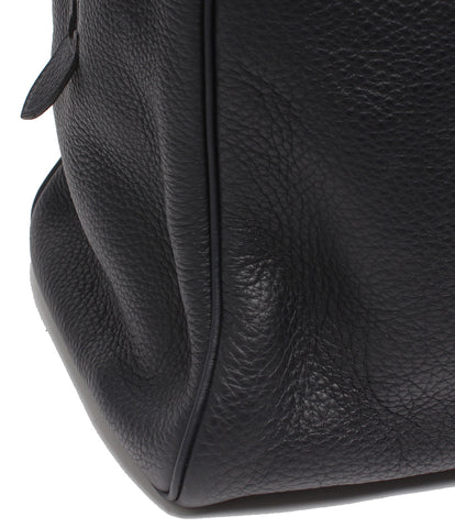 Hermes leather Boston bag □ E engraved Victoria 43 unisex HERMES