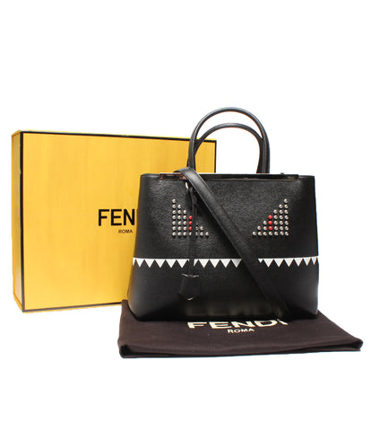 Fendi Beauty Products 2Way Leather Handbag Tougur Monster 8BH250 5QB Women's FENDI