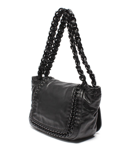 Chanel plastic chain leather handbag here mark 12121918 Women's CHANEL