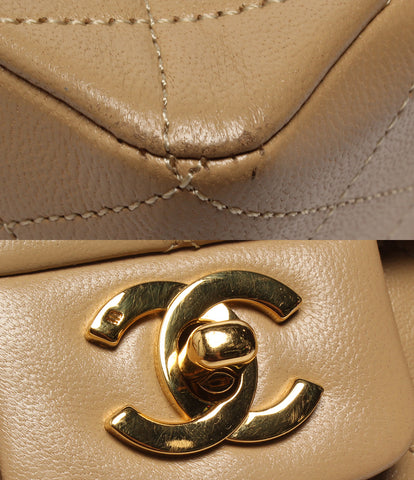 Chanel W Chain Leather Shoulder Bag Matelasse Ladies CHANEL