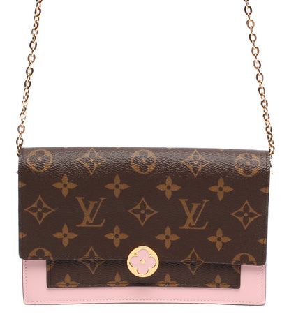 路易威登（Louis Vuitton）链条肩包Portofeuil Flor链玫瑰色Ballerine Monogram M67405女士Louis Vuitton