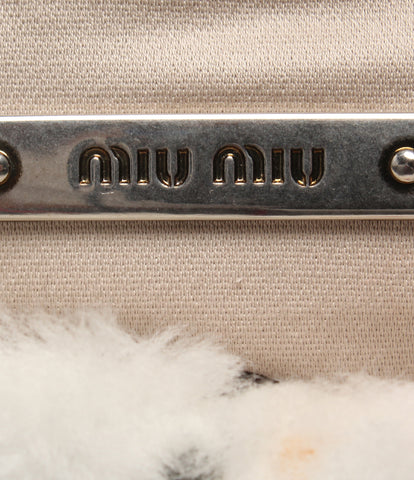 // // @ MIU MIU美容产品2way连锁单肩包女Miumiu
