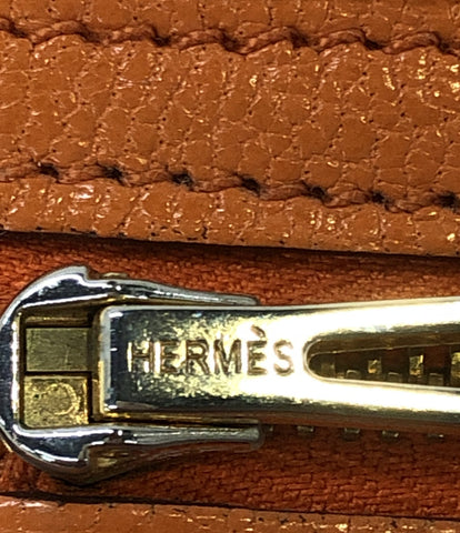 Hermes Bearnsfre □ M Tool Gold Bracket Long Wallet Bearscreen Ladies (2-fold wallet) HERMES