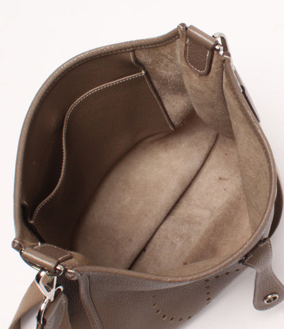 Hermes Leather Shoulder Bag □ N Engraved Evelyn PM Ladies HERMES