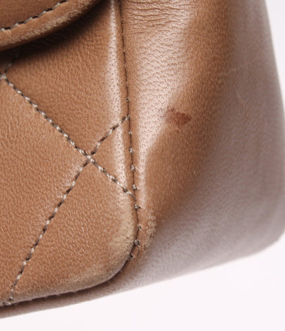 Chanel Leather Shoulder Bag Matrasse Single Chain Ladies CHANEL