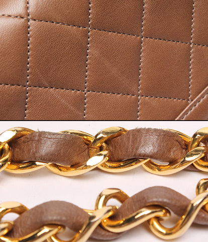Chanel Leather Shoulder Bag Matrasse Single Chain Ladies CHANEL