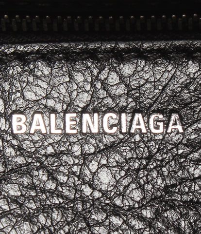 バレンシアガ 美品 2WAYレザーハンドバッグ グラフィティ ペーパージップアラウンド   370926 レディース   Balenciaga
