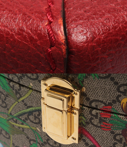 Gucci Hat Case Handbag GG Froatage 602368 Women GUCCI