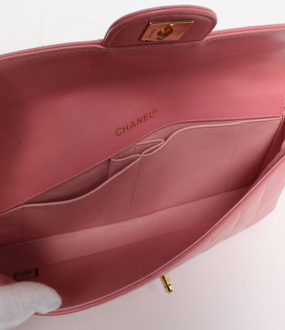 Chanel Leather Shoulder Bag Chocolate Bar 7432657 Ladies CHANEL