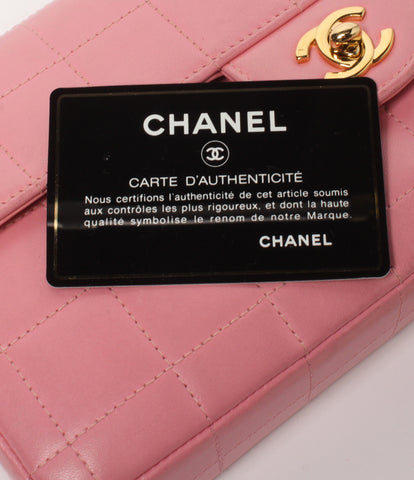 Chanel Leather Shoulder Bag Chocolate Bar 7432657 Ladies CHANEL