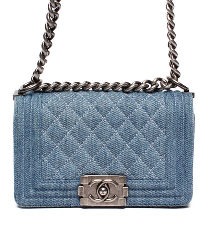 Chanel ความงามสินค้ากระเป๋าสะพายโซ่ยีนส์เด็ก Chanel