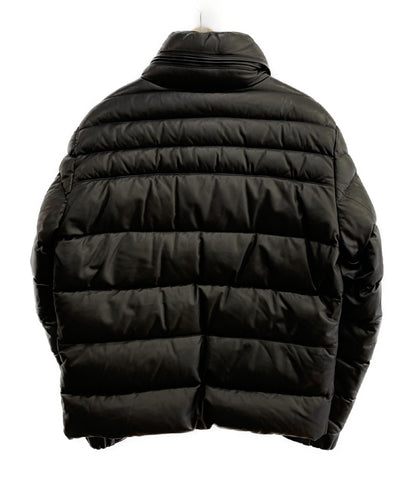 Moncler Good Condition Leather Down Jacket GABERIC Men's SIZE 3 (L) MONCLER