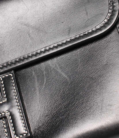 Hermes leather clutch bag □ I engraved Jigemini Ladies HERMES