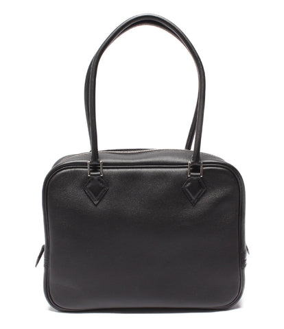 Hermes Good Condition Leather Handbag □ R Engraved Vaux Swift Mini Plum Ladies HERMES