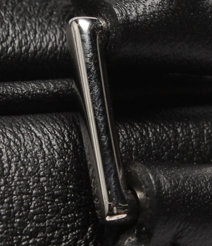 Hermes Good Condition Leather Handbag □ R Engraved Vaux Swift Mini Plum Ladies HERMES