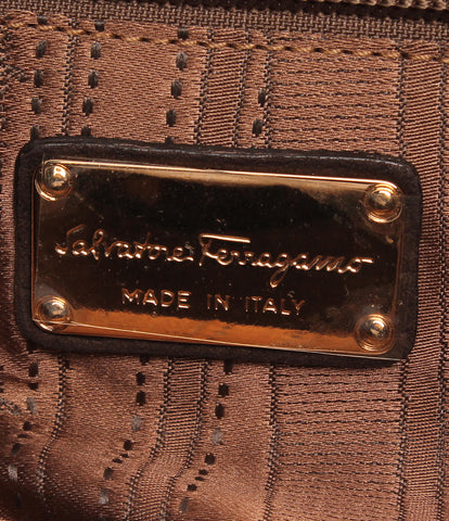 Salvatore Feragamo Leather Handbag Gantini EZ-21 0049 Women's Salvatore Ferragamo
