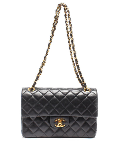 Chanel Leather W Chain Shoulder Bag Matrasse Ladies CHANEL