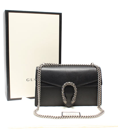 Gucci Beauty Products 2WAY Leather Chain Shoulder Bag Duonisos 400249 · 493075 Women GUCCI
