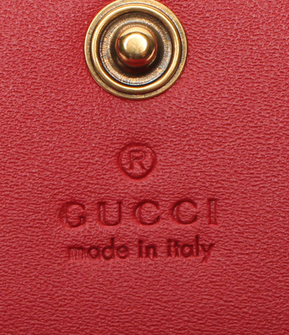 gucci บทความใหม่ที่คล้ายกันขนาดกะทัดรัดกระเป๋าสตางค์สองพับเชอร์รี่ gg scrim 476050 ผู้หญิง (กระเป๋าสตางค์ 2 พับ) gucci