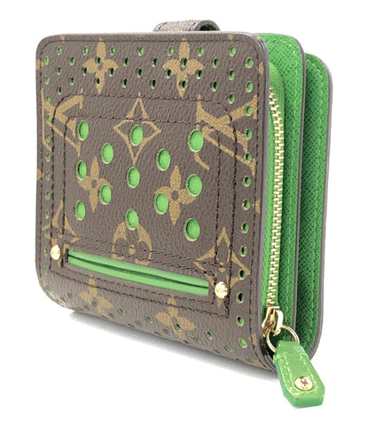 ルイヴィトン 美品 二つ折り財布 ペルフォ コンパクトジップ モノグラム   M95218 レディース  (2つ折り財布) Louis Vuitton