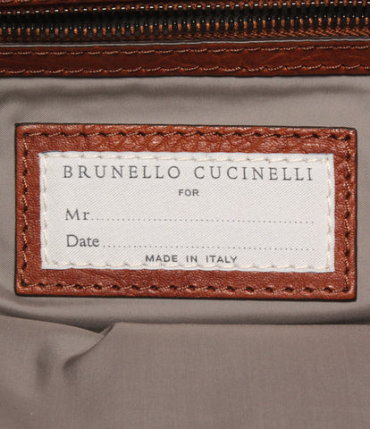 布鲁内罗克蒂内救济公文包绒面革男士BRUNELLO CUCINELLI