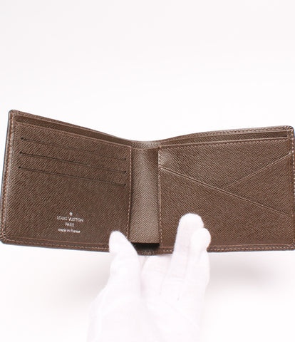 // @路易威登美容产品折叠钱包Portophyu Mulletple Taiga M30958男士（2折钱包）Louis Vuitton
