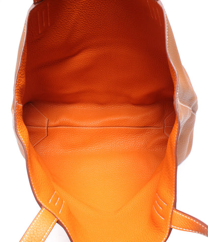 Hermes Beauty Shoulder Tote Bag □ R Chain Reversible Double Sense 36 Women's Hermes