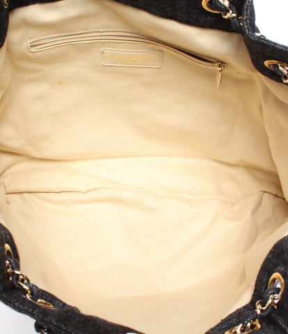 Chanel Shoulder Tote Bag Denim Night Flight Women Chanel