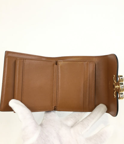 Celine Good Condition Tri-Fold Wallet Triomphe Small F-SD1290 Ladies (Tri-Fold Wallet) CELINE