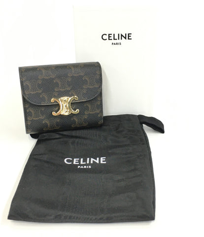 席琳（Celine）品相良好的三折钱包Triomphe Small F-SD1290女士（三折钱包）CELINE