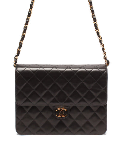 Chanel Leather Shoulder Bag Matrasse Single Chain Ladies Chanel