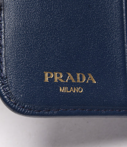 プラダ 美品 二つ折り財布 リボン  サフィアノレザー   1ML522 レディース  (2つ折り財布) PRADA