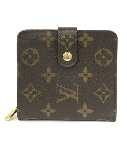 Louis Vuitton กระเป๋าสตางค์สองพับขนาดกะทัดรัด Japped Monogram M61667 สตรี (2 พับกระเป๋าสตางค์) Louis Vuitton