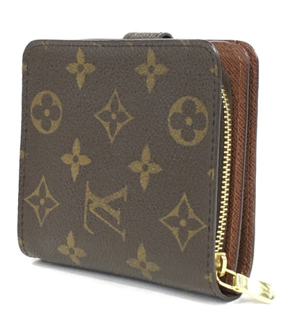 Louis Vuitton กระเป๋าสตางค์สองพับขนาดกะทัดรัด Japped Monogram M61667 สตรี (2 พับกระเป๋าสตางค์) Louis Vuitton
