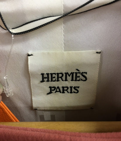 Hermes Good Condition Serie Button Bell Sleeve Short Coat Ladies SIZE 38 (M) HERMES