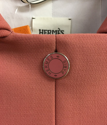 Hermèsความงามผลิตภัณฑ์ร่อซู้ลปุ่มเบลล์แขนสั้นเสื้อผู้หญิงขนาด38( m) hermesของ
