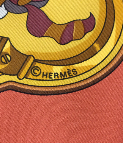 Hermes Care 90 ผ้าพันคอผ้าไหม Copeaux ผู้หญิง (หลายขนาด) Hermes