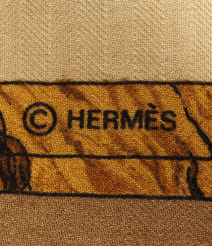 エルメス  カレ140 カシミヤ×シルク スカーフ Pierres d’Orient et d’Occident 東洋の石と西洋の石細工     レディース  (複数サイズ) HERMES