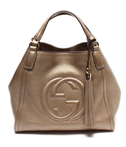 Gucci ความงามผลิตภัณฑ์ 2way หนังกระเป๋าถือไหล่ขอบประสาน G 336751 ผู้หญิง Gucci