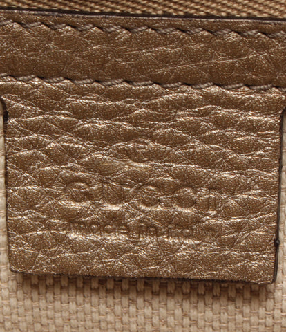 Gucci Beauty Products 2WAY Leather Handbag Shoulder Fringe Interlocking G 336751 Women GUCCI