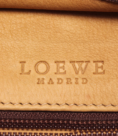 罗意威（Loewe）皮革手提包麂皮绒前亚马逊女士罗意威（Loewe）