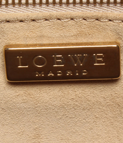 Loeve Handbag Suede Croco Amassa 28 Women's Loewe
