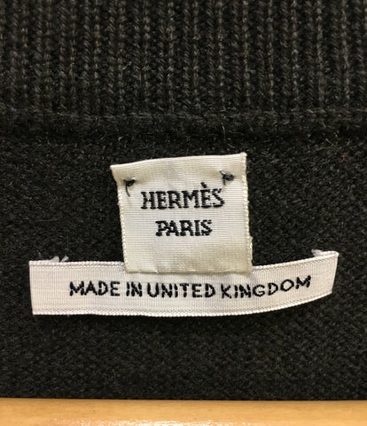 Hermèsอเมริกันผ้าขนสัตว์ชนิดหนึ่งแขนยาวถักชุดผู้หญิงsize40( l) hermesของ